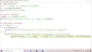 String Methods in Python