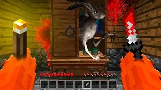 НИКОГДА НЕ ОТКРЫВАЙ ШКАФ В 3 ЧАСА НОЧИ! ЗАЯЦ ГУМАНОИД В МАЙНКРАФТ! HUMANOID RABBIT MINECRAFT 3PM!