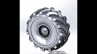 Моделирование колеса ЗИЛ Э-167 в SolidWorks, ч.1