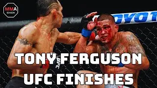 Tony Ferguson UFC finishes - #ufc #tonyferguson #fightnight #ufc296 #highlights #mma #lightweight