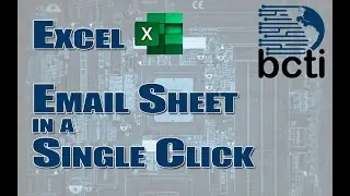 Microsoft Excel - Email Sheet in a Single Click
