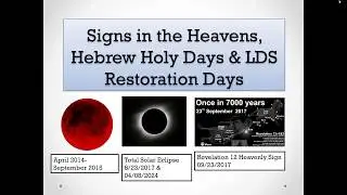 Signs Preceding the Second Coming 3 29 2020