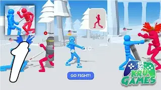 Fight Pose Gameplay #1 All Levels (Android, IOS)