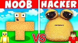 NOOB vs HACKER: I Cheated In a POU Build Challenge!