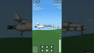 Simple plane in space flight simulator