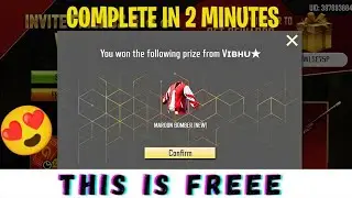 Free fire max exclusive invite and win event | How to complete FF max exclusive invite and win