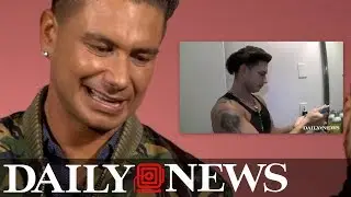 'Jersey Shore''s DJ Pauly D watches old video of himself doing his hair