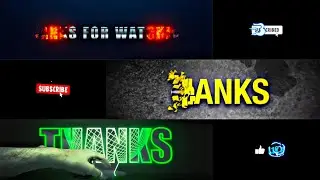 Top 5 Outro 2023 Animations free to use no copyright 