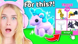 Trading BALLOON UNICORNS In Adopt Me