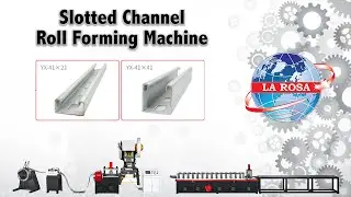 Unistrut channel roll forming machine