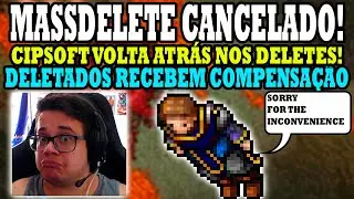 Tibia - Cipsoft Volta Atrás no Massdelete e ainda Recompensa players deletados!