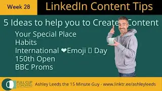Content Ideas to help your post on LinkedIn and Instagram