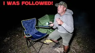 (I WAS FOLLOWED!) SCAREIST NIGHT ALONE IN THE HAUNTED WOODS | THERE IS EVIL HERE