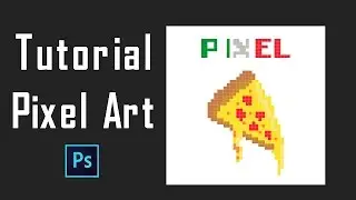 Tutorial Pizza Pixel Art Photoshop