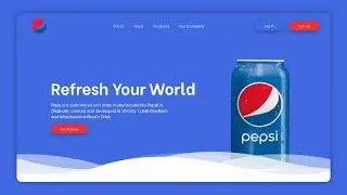 Animated Landing Page Design Using Only HTML And CSS | Landing Page Design HTML CSS