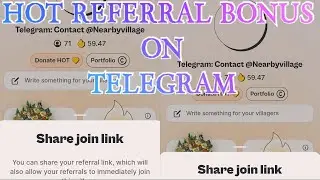 HOT MINING 🔥 - HOW TO GET YOUR REFERRAL LINK