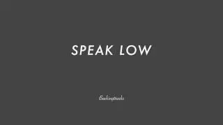 SPEAK LOW chord progression - Backing Track