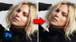 Elimina el BRILLO de la piel con PHOTOSHOP | Alain Perdomo