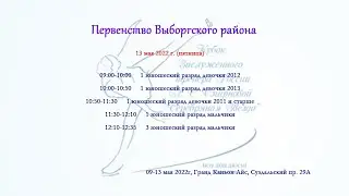 Первенство Выборгского района, 13.05.22