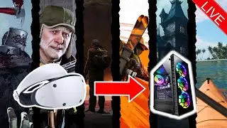PSVR 2 Has FINALLY Come to PC / Steam VR Live Stream - RTX 4090 Gameplay
