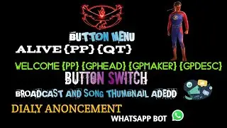 How to create Amalser bot | Button switch | Broadcast | Anoncement | Whatsapp bot | MK MODS.