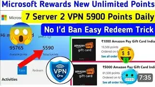 Microsoft Rewards New Update New Vpn Trick Unlimited Points Lastest Video 