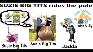 SUZIE BIG TITS rides the pole