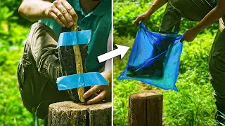 Awesome LifeHACKS and ingenious Survival SKILLS on the outdoors