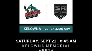 Rockets vs Salmon Arm (seeding weekend)