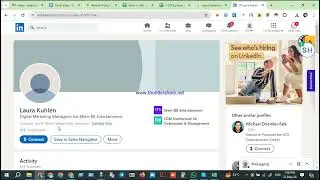 How to collect linkedin profile for a person by google search?