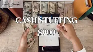 Cash Stuffing | $900 | Dave Ramsey Inspired | Zero Based Budget