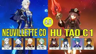 Neuvillette C0 & Hu Tao C1 Spiral Abyss Floor 12 Genshin Impact