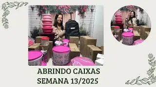 ABRINDO CAIXAS TUPPERWARE | VENDEMOS 13 BIG T | PDA ANTECIPADO | Evellin Tupperware