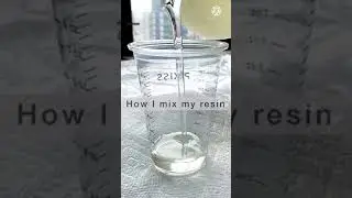 How to mix resin properly for art | Beginners step by step 