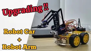 Installing robot arm on to Smart robot car