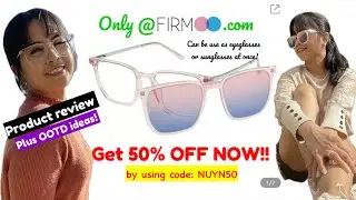 FIRMOO Prescription Sunglasses | Eyeglasses  | 50%OFF using code:NUYN50 #foryou #review #firmoo