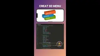 Creat 3D menu with css [Full] -  Coding Crafting