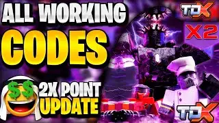 🔥*NEW* ALL WORKING 2X POINT UPDATE CODES FOR TDX! ROBLOX TOWER DEFENSE X CODES