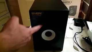 Розпакування акустичного студійного монітора Sven Monitor 5 (R0014148) з Rozetka.com.ua