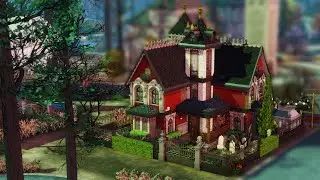 Mornebrume Manor 🥀| Sims 4 Life and Death Speed build | No cc / #sims4 #thesims4