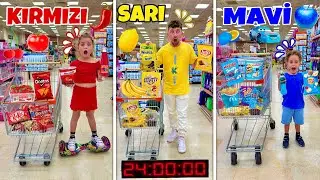 TÜM GÜN TEK RENK KIRMIZI SARI MAVİ !! KUZEY ELİF NE YAPACAKSINIZ ??