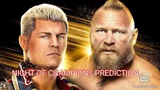 WWE23: NIGHT OF CHAMPIONS PREDICTION: CODY RHODES VS BROCK LESNAR