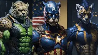 Superheroes But Cheetah 🌟All Characters
