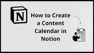 How To Create A Content Calendar On NOTION (Full 2025 Guide)