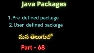 Packages in java | Java-68 | 