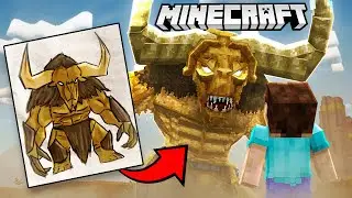 I Turned YOUR Drawings into Minecraft Mobs!