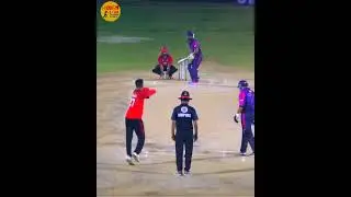 Devender Singh Caught Out on Boundary Line in GSN Cricket Series Delhi India 2024