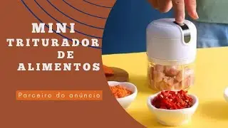 Mini Triturador Elétrico Portátil: Praticidade e Eficiência na Sua Cozinha em Apenas 10 Segundos!