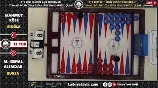 M.Kemal ALEMDAR - Mahmut KÖSE / TTB 13.İzmir Açık Turnuvası