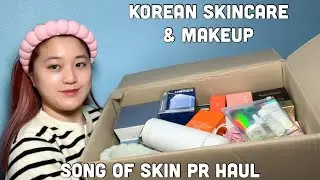 Song of Skin Unboxing | HUGE KBEAUTY HAUL Mediheal, Tirtir, Needly, Medicube, Celimax, & More